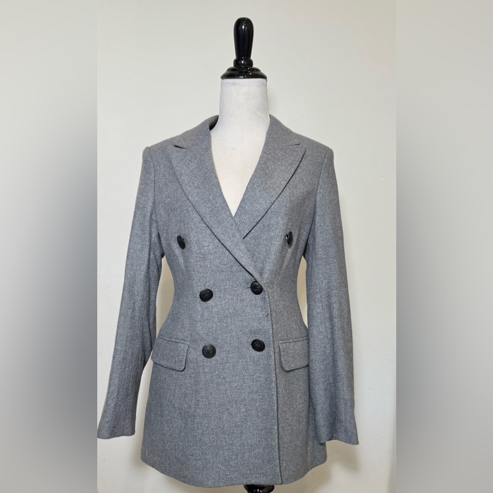 Rag & Bone Warren Italian Wool Double-Breasted Blazer